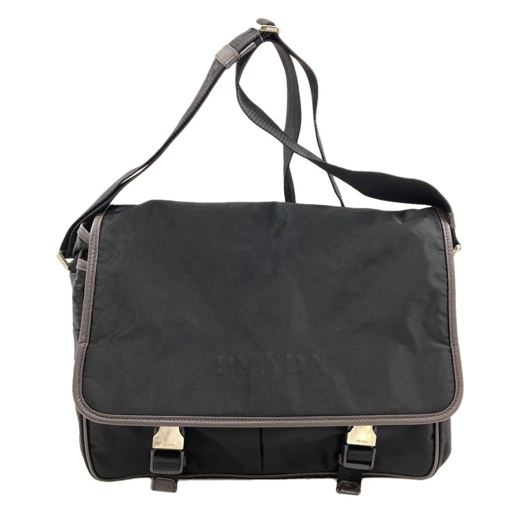 Prada Logo Shoulder Strap Nylon Bag