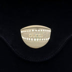 Gucci Logo Suede Vintage Clutch Black — view 9