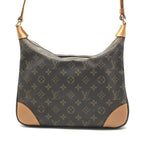 Louis Vuitton Monogram Boulogne Leather Shoulder Bag Brown — view 3
