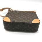 Louis Vuitton Monogram Boulogne Leather Shoulder Bag Brown — view 4