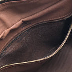 Louis Vuitton Monogram Boulogne Leather Shoulder Bag Brown — view 9