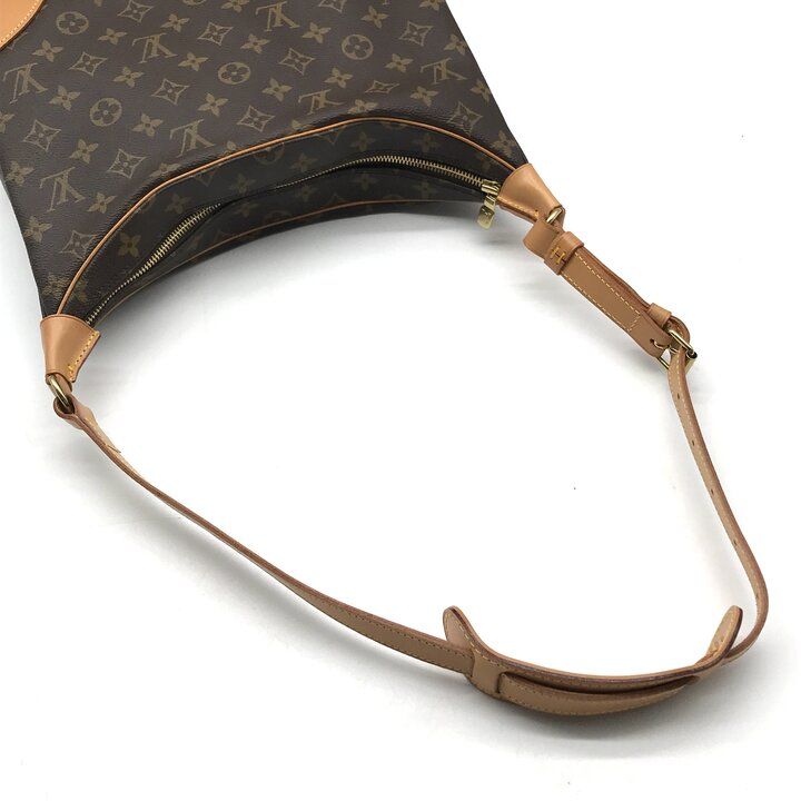 Louis Vuitton Monogram Boulogne Leather Shoulder Bag Brown — view 7