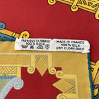 Hermes Scarf Carre 90 Astres Et Soleils Celestial Bodies and Sun Multicolor Silk — view 7