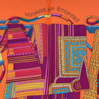 Hermes Scarf Carre 90 Voyage en Etoffes a Journey Through the World's Fabrics — view 6