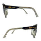Celine Vintage Blue Acetate Sunglasses Eyewear — view 5