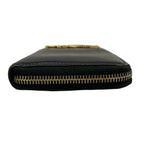 Saint Laurent Paris Wallet Black Zip Around Leather — view 9