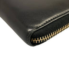 Saint Laurent Paris Wallet Black Zip Around Leather — view 6