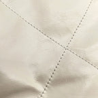 Chanel Chain Shoulder Bag 22 Small Shiny Calfskin White — view 9