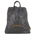 Chanel Backpack 22 Small Shiny Calfskin
