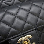 Chanel Chain Shoulder Bag Quilted Heart — view 8