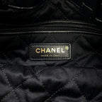 Chanel Backpack 22 Small Shiny Calfskin Black — view 8