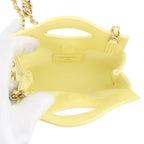 Chanel Chain Shoulder Bag CC Logo Quilted Lambskin Clutch — view 5
