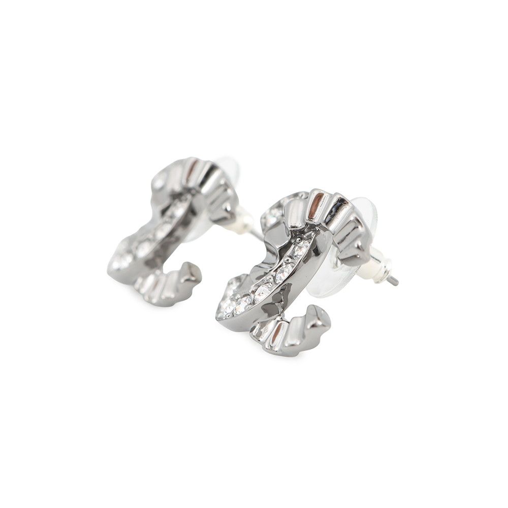 Chanel Earrings CC Logo Rhinestone 26 — view 2