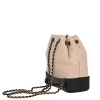 Chanel Backpack Gabriel de Small CC Logo Quilted Aged Calfskin Black — view 2