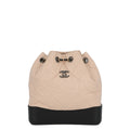 Chanel Backpack Gabriel de Small CC Logo Quilted Aged Calfskin Black