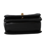 Chanel Chain Shoulder Bag Quilted CC Logo Lambskin Black — view 3
