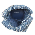 Chanel 22 Mini CC Logo Denim 2-Way Shoulder — view 6