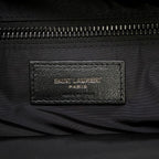 Saint Laurent Paris Boston Bag Noux Quilted Nylon Black — view 9