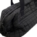 Saint Laurent Paris Boston Bag Noux Quilted Nylon Black — view 7