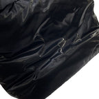 Saint Laurent Paris Tote Wide Puffer Logo Nylon Black — view 6