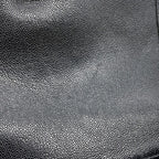 Chanel Chain Shoulder Bag Quilted CC Logo Grained Calfskin — view 8