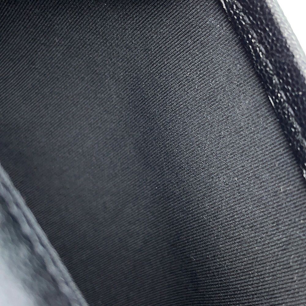 Chanel Chain Shoulder Bag Quilted CC Logo Grained Calfskin — view 9
