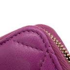 Chanel Wallet 19 Small Zip CC Logo Lambskin — view 8