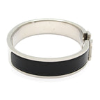 Hermes Bangle Click Silver Black Bracelet — view 2