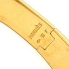 Hermes Bangle Click Gold Ivory Bracelet — view 4