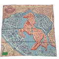 Hermes Carre 90 la Cite Cavaliere Silk 100% Scarf Multicolor