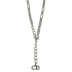 Dior Vintage CD Logo Silver Plated Necklace — view 6