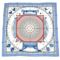 Hermes Carre 90 Chaque Rencontre Est Unique One Era Short Scarf Blue