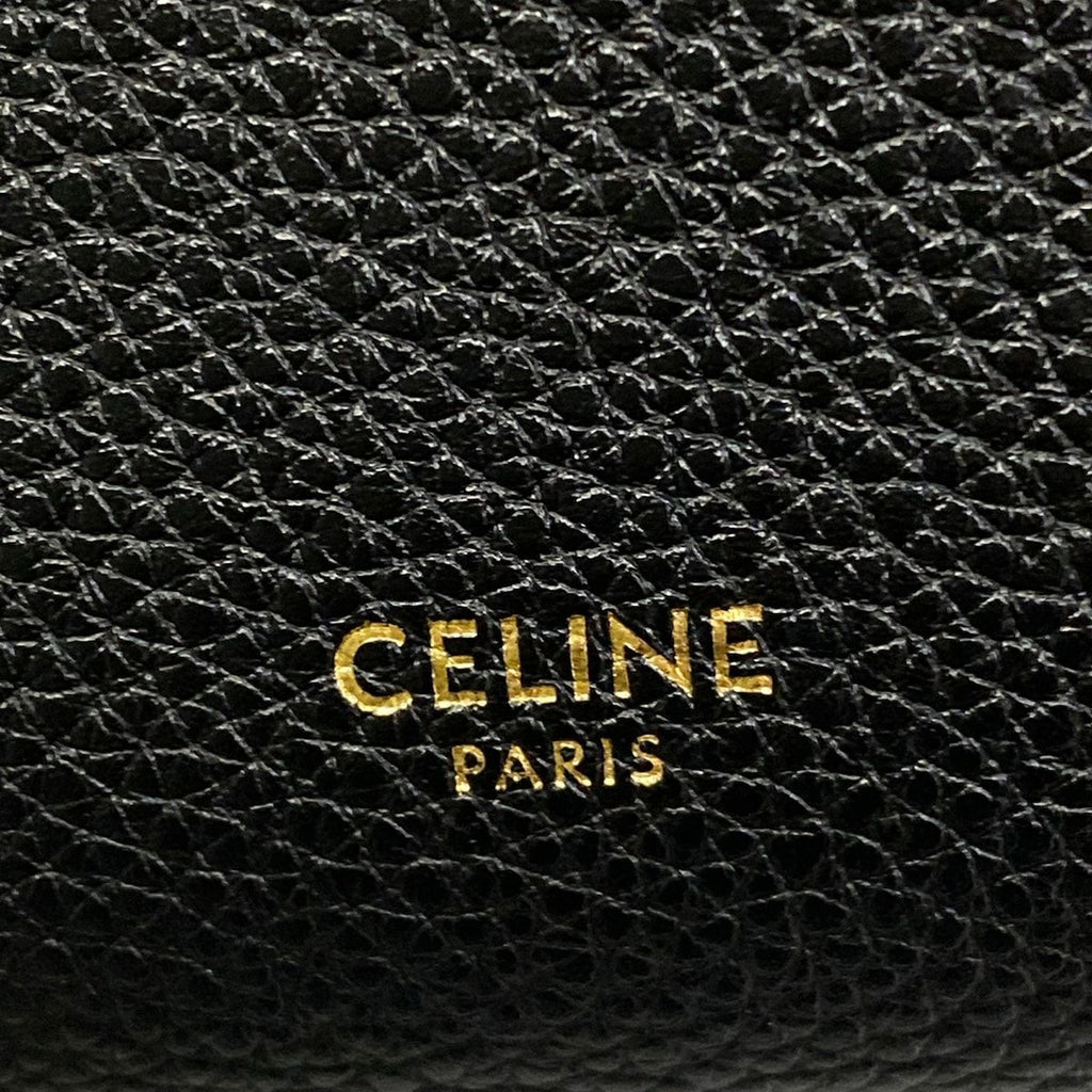 Celine Shoulder Bag Sangles Bucket Small Black Strap Removable — view 8