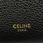 Celine Shoulder Bag Sangles Bucket Small Black Strap Removable — view 8