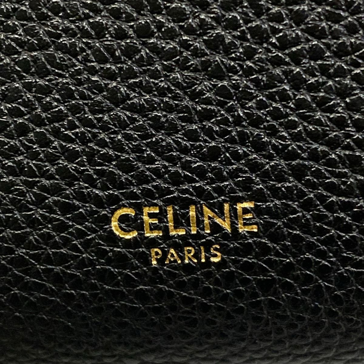Celine Shoulder Bag Sangles Bucket Small Black Strap Removable — view 8