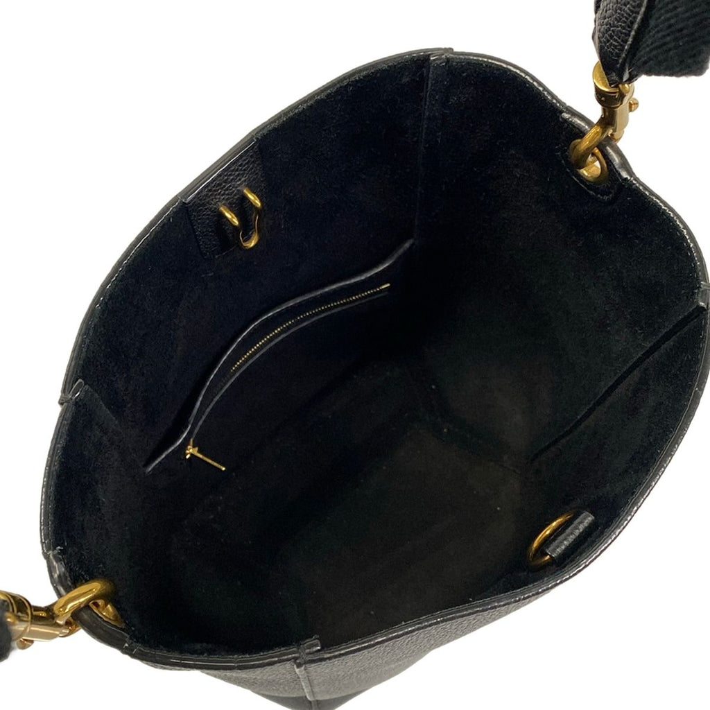 Celine Shoulder Bag Sangles Bucket Small Black Strap Removable — view 7