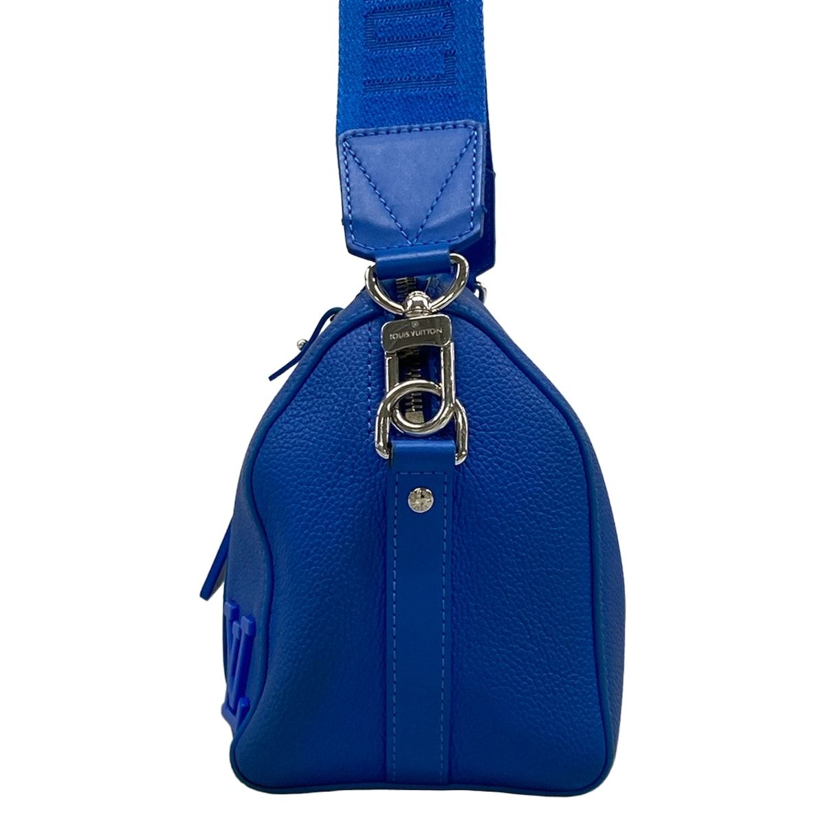 Louis Vuitton Shoulder Bag LV Aerogram City Keepall Light Blue Leather Cowhide — view 4