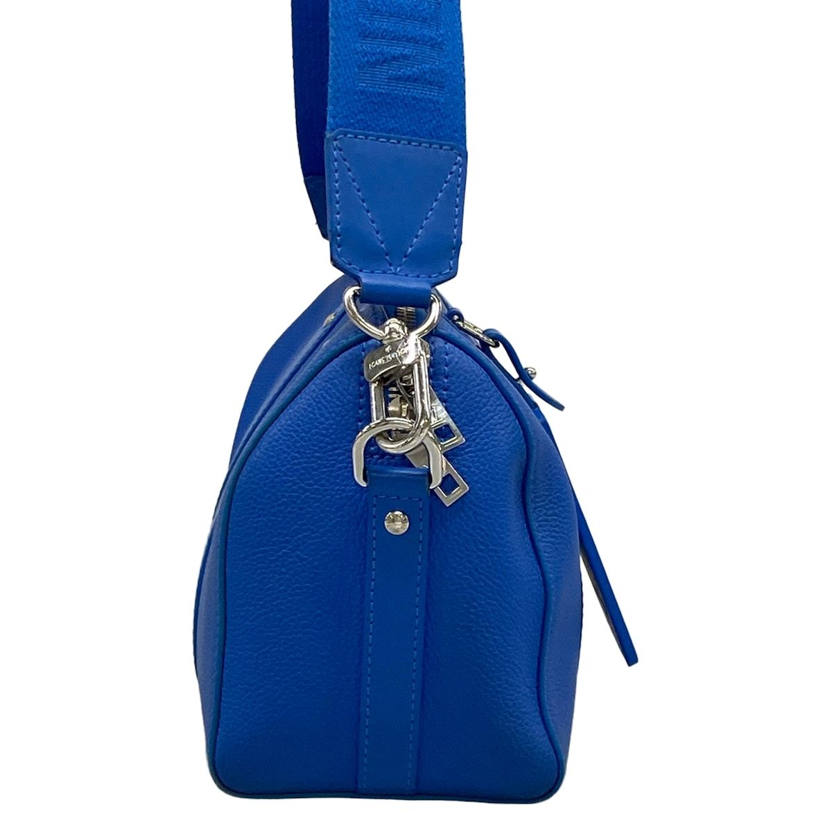 Louis Vuitton Shoulder Bag LV Aerogram City Keepall Light Blue Leather Cowhide — view 2
