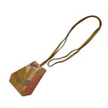 Hermes Brown Red Multi Clochette Silver Leather Shoulder