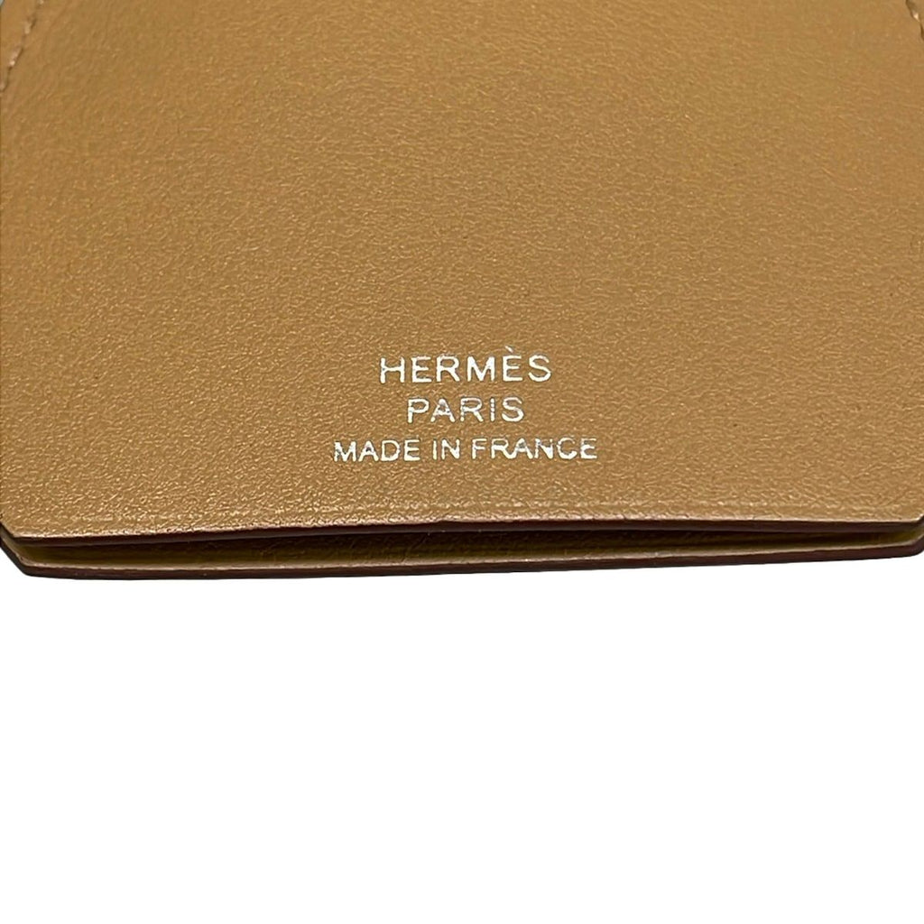 Hermes Brown Red Multi Clochette Silver Leather Shoulder — view 3