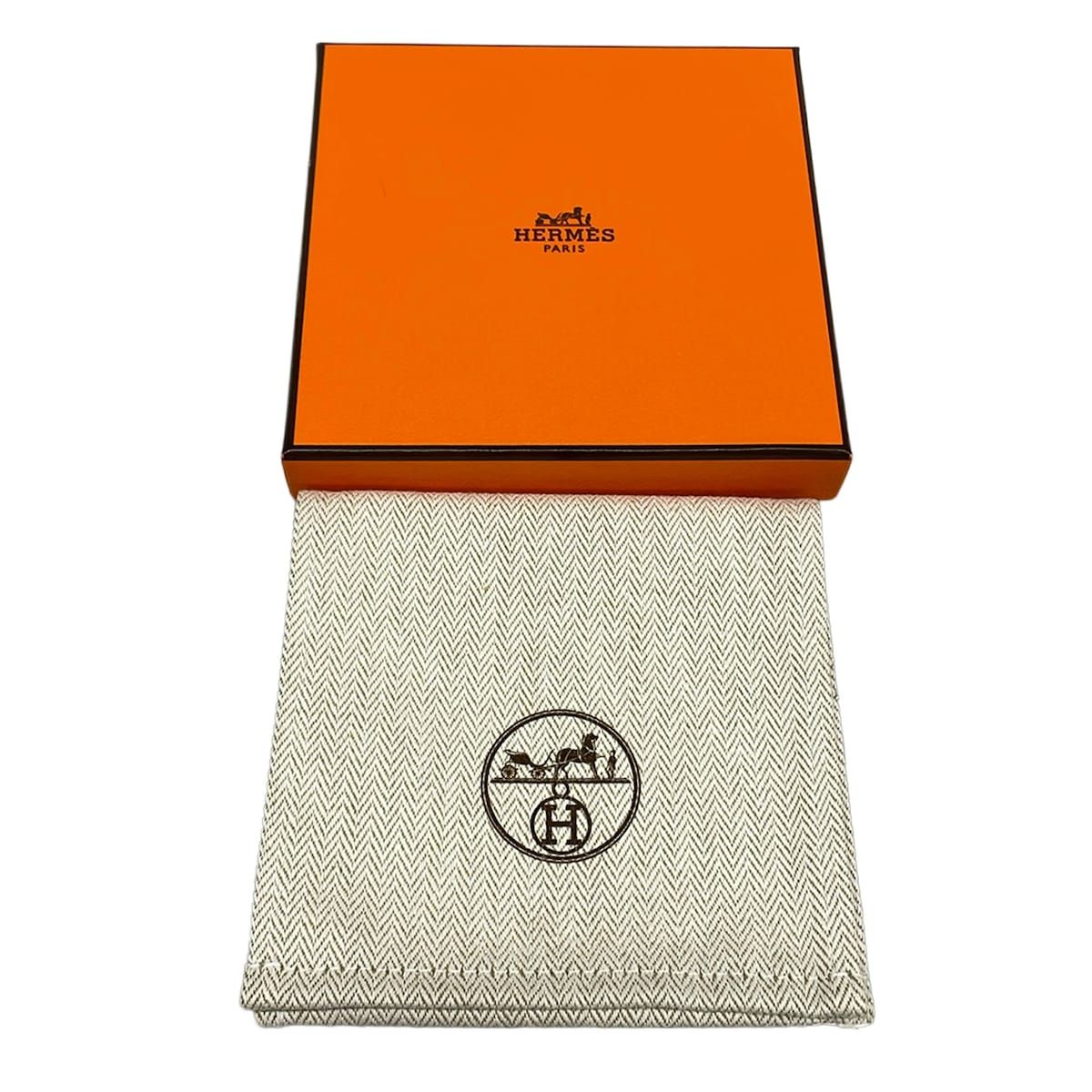 Hermes Brown Red Multi Clochette Silver Leather Shoulder — view 6