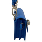 Prada Shoulder Bag Blue with Detachable Strap Leather — view 2