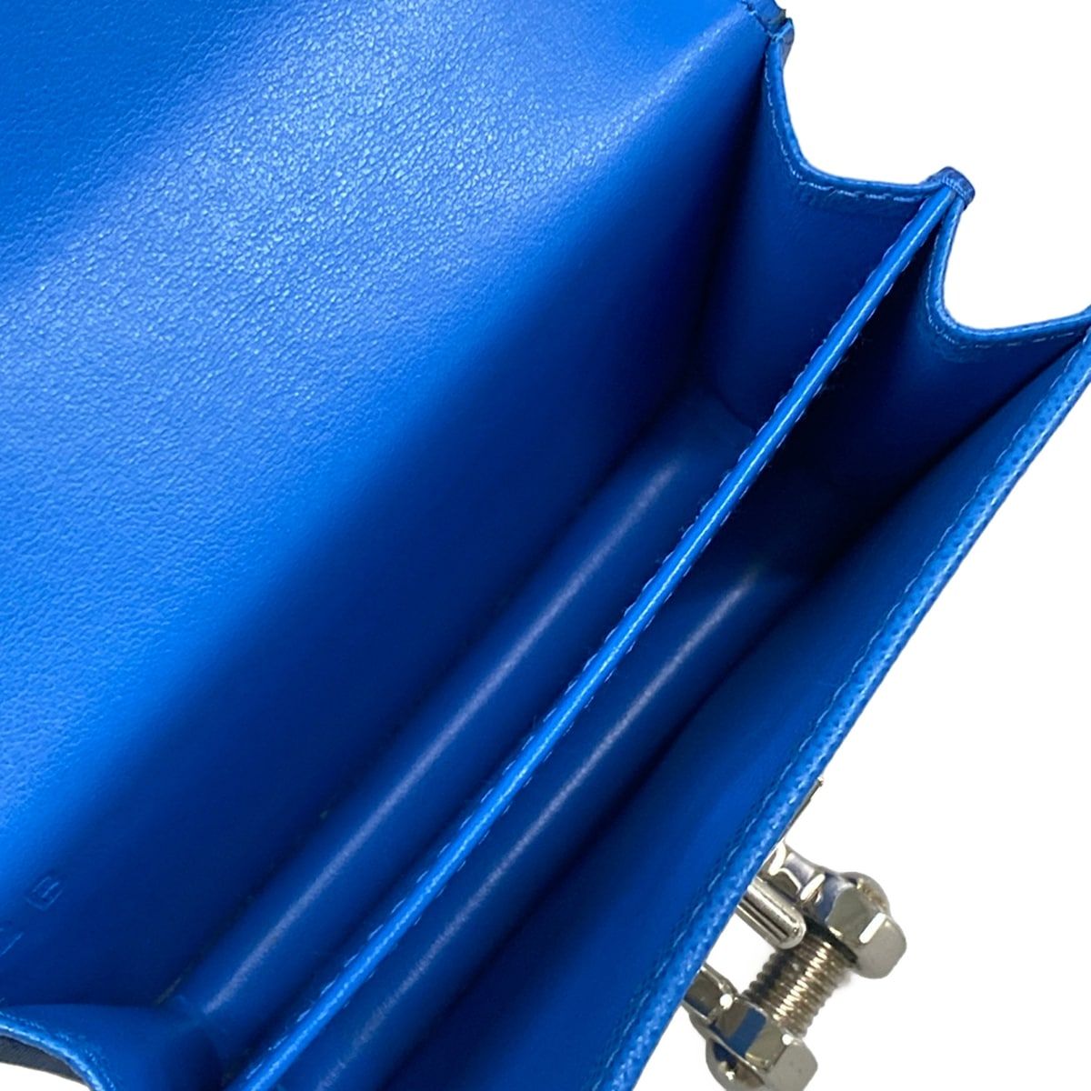 Prada Shoulder Bag Blue with Detachable Strap Leather — view 7