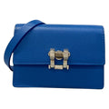 Prada Shoulder Bag Blue with Detachable Strap Leather