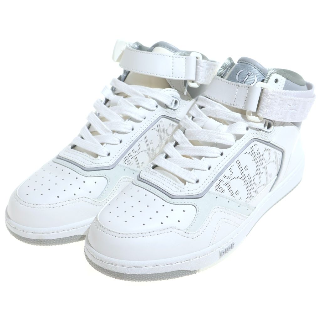 Dior Mid Top Sneakers Oblique White — view 2