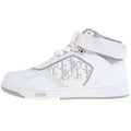 Dior Mid Top Sneakers Oblique White