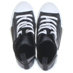 Dior League High Top Sneakers Black White — view 4