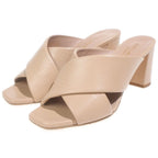 Saint Laurent Paris Mules Beige — view 2