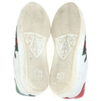 Gucci Ace Sherry Line Snake Low Cut Sneakers White — view 5