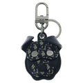 Dior Bobby Air Tag Oblique Dog Motif Key Holder Black Navy